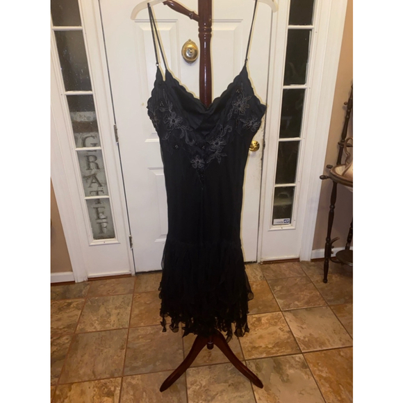 Women's Lenovia Black Dress Size L - Picture 9 of 9
